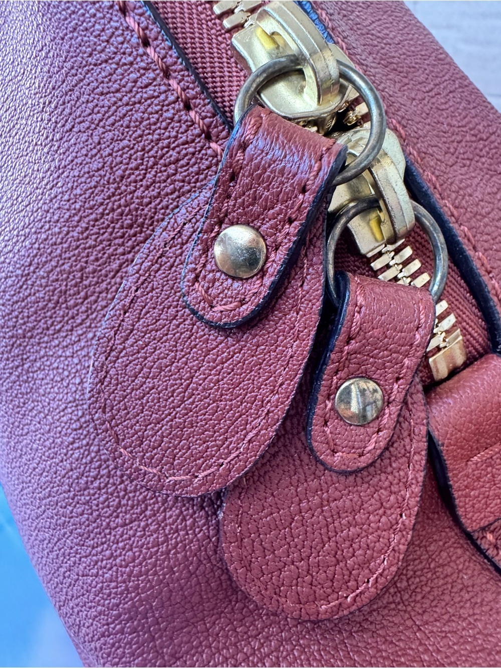 Chloé Elsie Leather Satchel in Whiskey with Gold Hardware - Picture 3 of 14